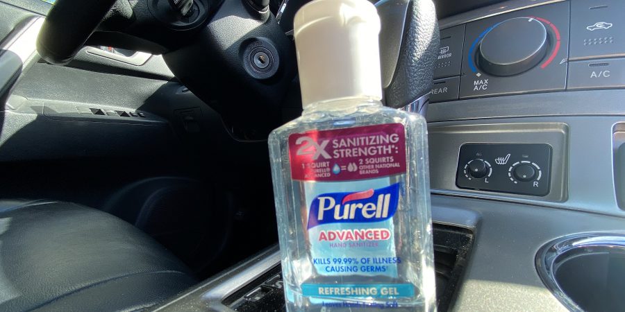 dont keep sanitiser in car