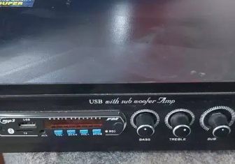 Sub Woofer Amplifier with Bluetooth and USB