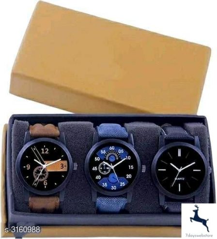 Trendy Attractive Men’s Leather Watches.