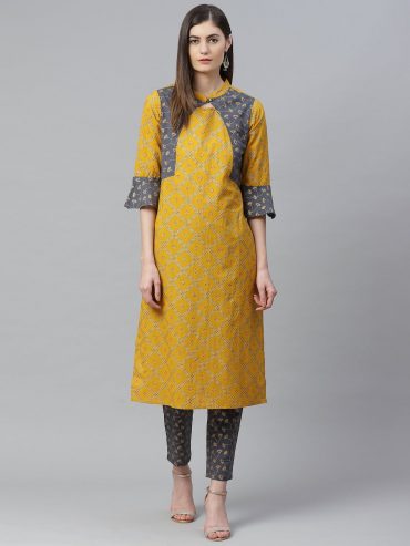 Straight Kurtas Available in Patterns and Colors