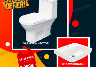 Best varmora Hector closet and wash basin
