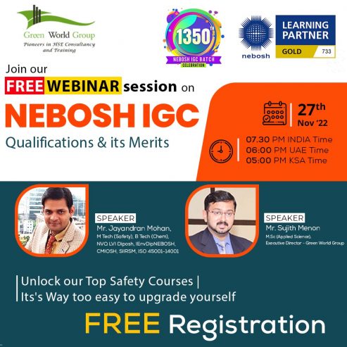 Join Free Webinar Session on NEBOSH Qualification