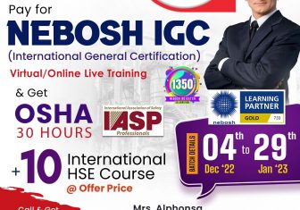 Exclusive Offers on NEBOSH IGC Course in Kerala
