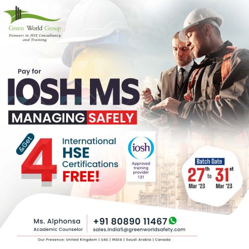 Now’s the time to start your HSE career..!!
