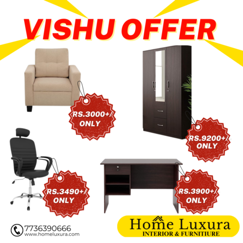 Vishu offer !!!, up to 50% offer at Home Luxura