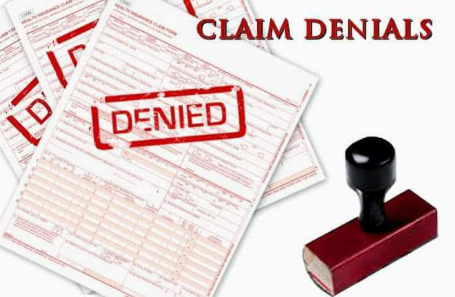 Health insurance Rejected claims