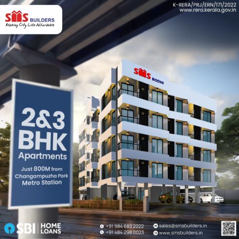 3 BHK APARTMENTS FOR SALE AT EDAPPALLY, KOCHI